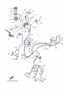 TRACER 9 MTT890 (B5UE) drawing FRONT MASTER CYLINDER