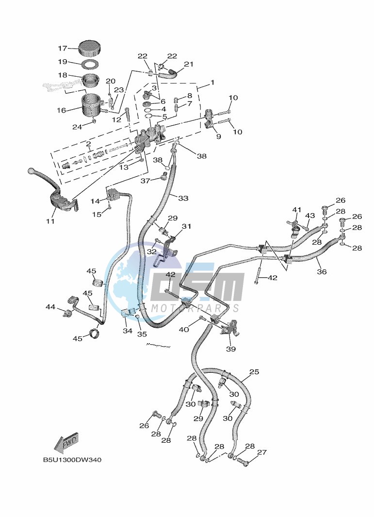 FRONT MASTER CYLINDER