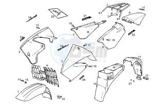 SENDA SM - 125 drawing BODY