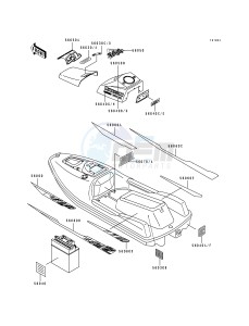 JF 650 B [TS] (B3-B7) [TS] drawing LABELS-- JF650-B5- -