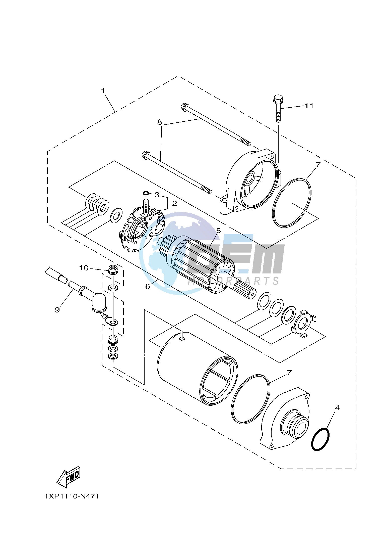 STARTING MOTOR