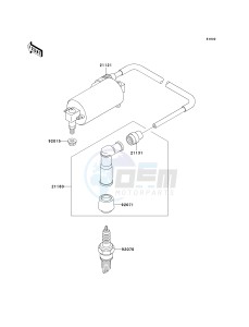 KLF 300 [BAYOU 300] (B15-B17) [BAYOU 300] drawing IGNITION SYSTEM