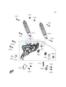 J125 ABS SC125BGFA XX (EU ME A(FRICA) drawing Shock Absorber(s)