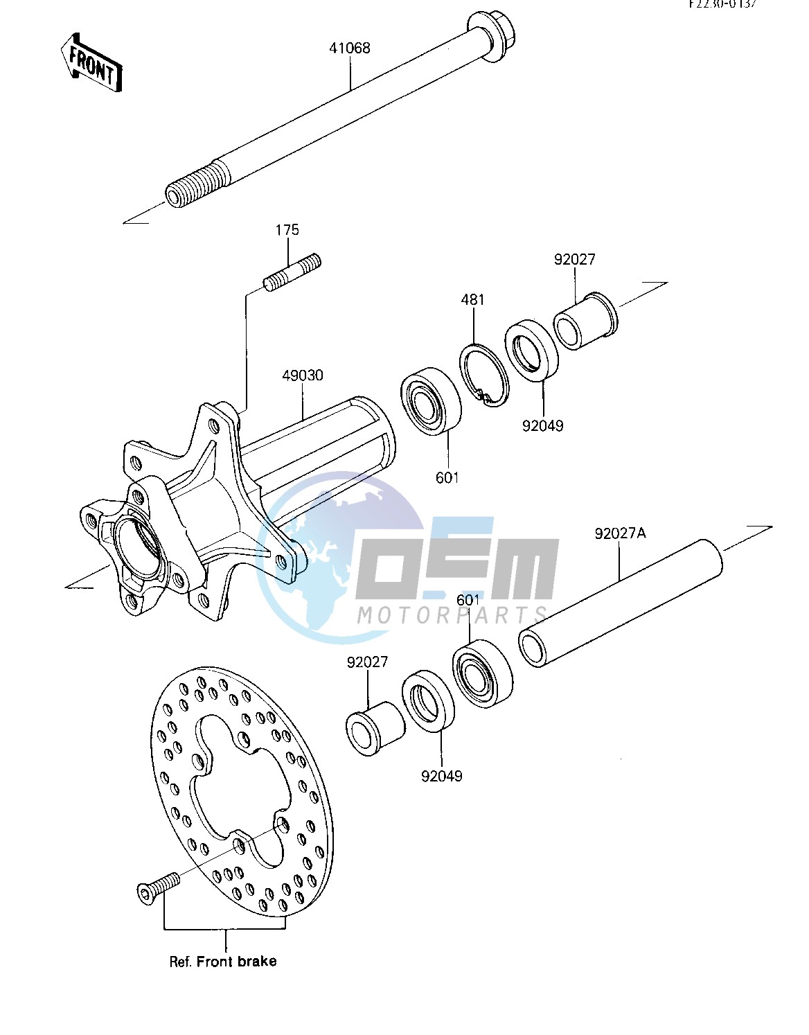 FRONT HUB