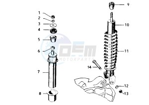 FL2 HP 50 drawing Rear Shock absorber