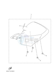 YFM700FWBD YFM70KPSG KODIAK 700 EPS SPECIAL EDITION (B323) drawing SEAT