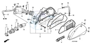 PES125R9 Europe Direct - (ED / STC) drawing AIR CLEANER