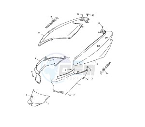 YN NEO'S 50 drawing REAR BODY