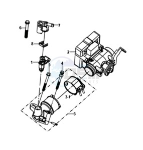 SYMPHONY ST 125 (L8) EU drawing ECU KIT