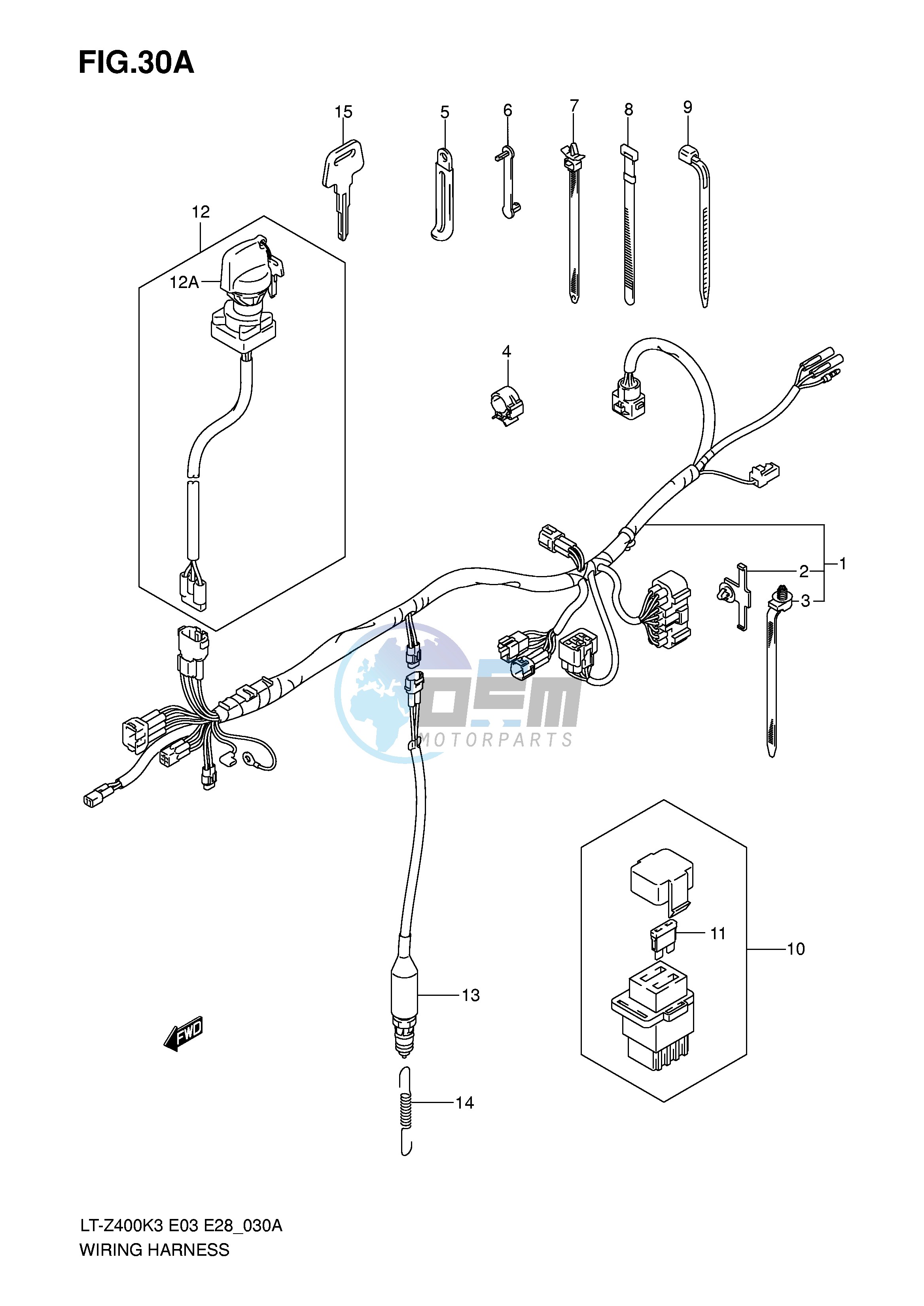 WIRING HARNESS (MODEL K4)