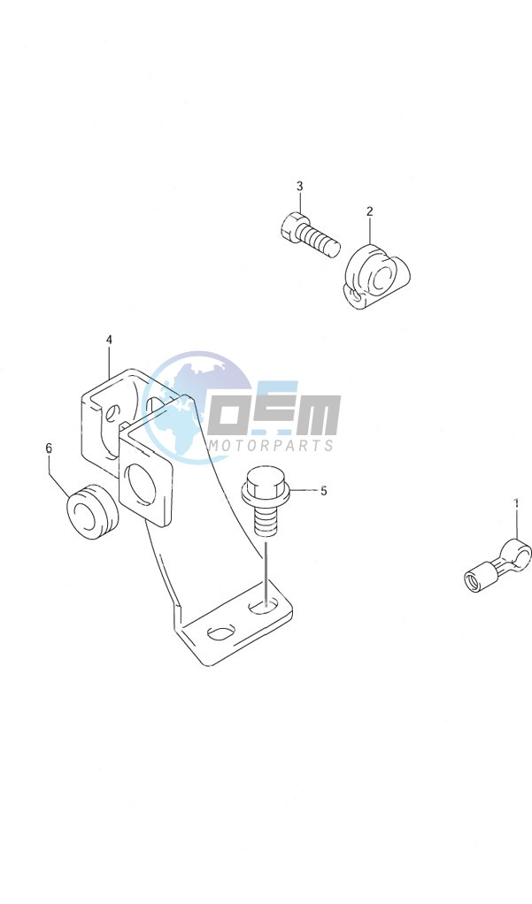 Remocon Cable Holder w/Remote Control