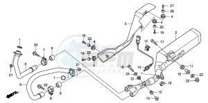 NT700V drawing EXHAUST MUFFLER