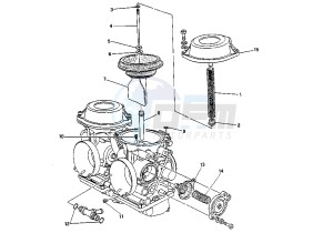 ELEPHANT 900 drawing CARBURETOR SPARE PARTS