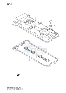 GSX1300BK (E2) drawing CYLINDER HEAD COVER