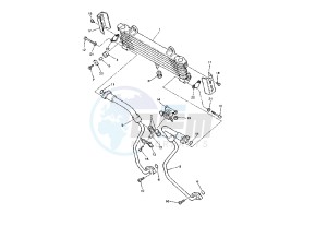 XJR 1300 drawing OIL COOLER