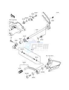 NINJA 300 EX300AGFA XX (EU ME A(FRICA) drawing Gear Change Mechanism