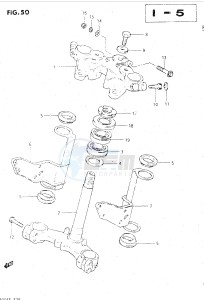 GSX500E (E39) drawing STEERING STEM (GSX500EE EF)