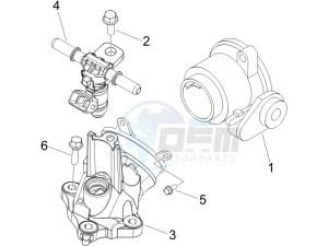 Nexus 500 e3 drawing Throttle body - Injector - Union pipe