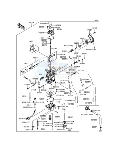 KLX450R KLX450AFF EU drawing Carburetor