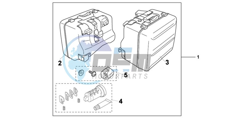 KIT PANNIER CASE