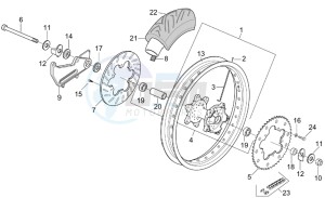 MX 50 2004 drawing Rear Wheel