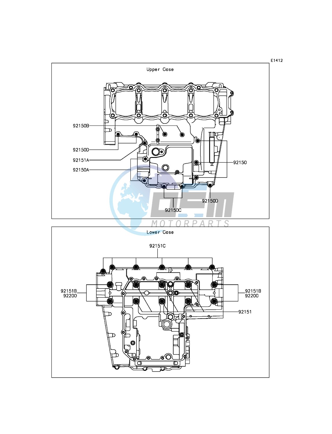 Crankcase Bolt Pattern