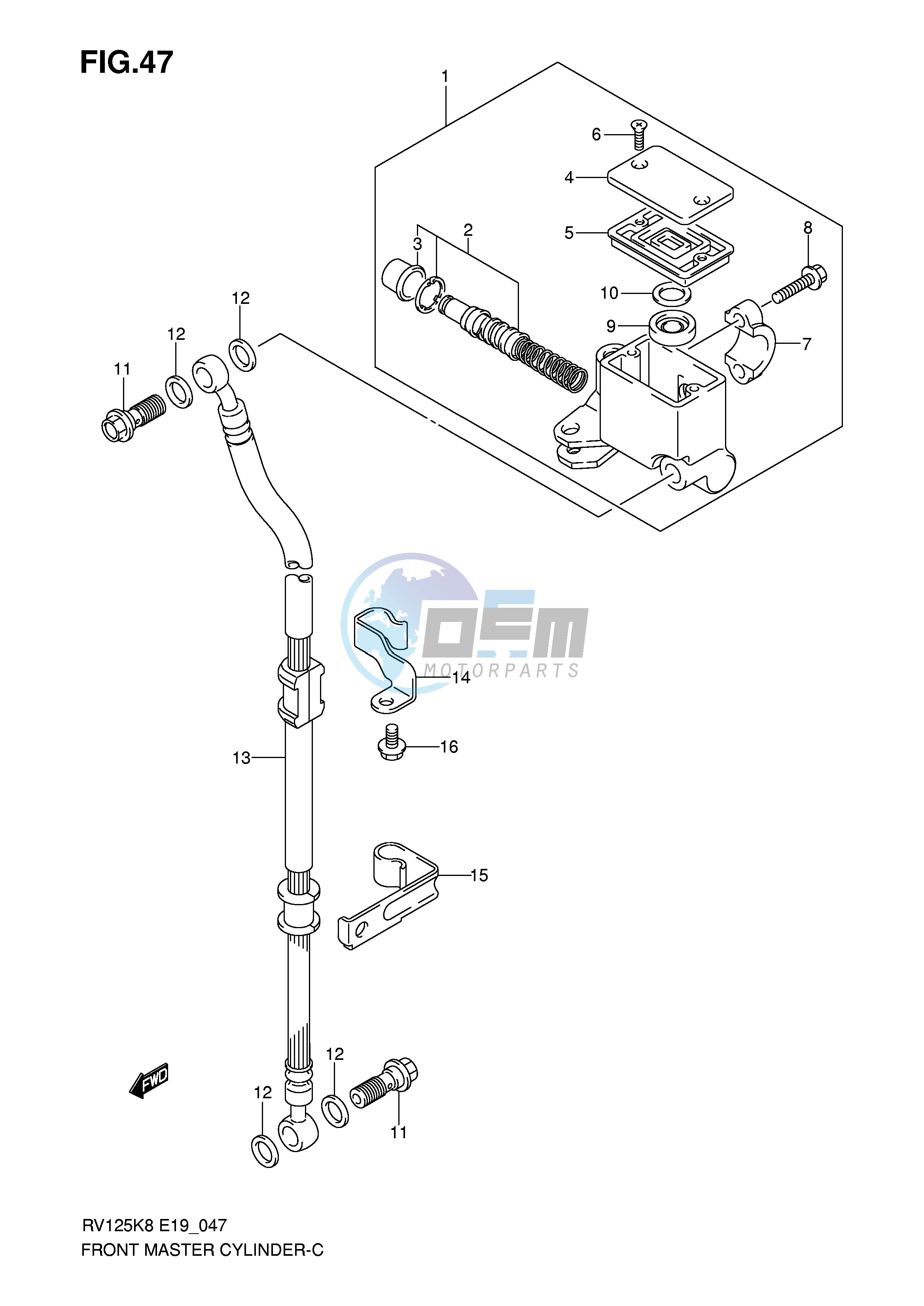 FRONT MASTER CYLINDER