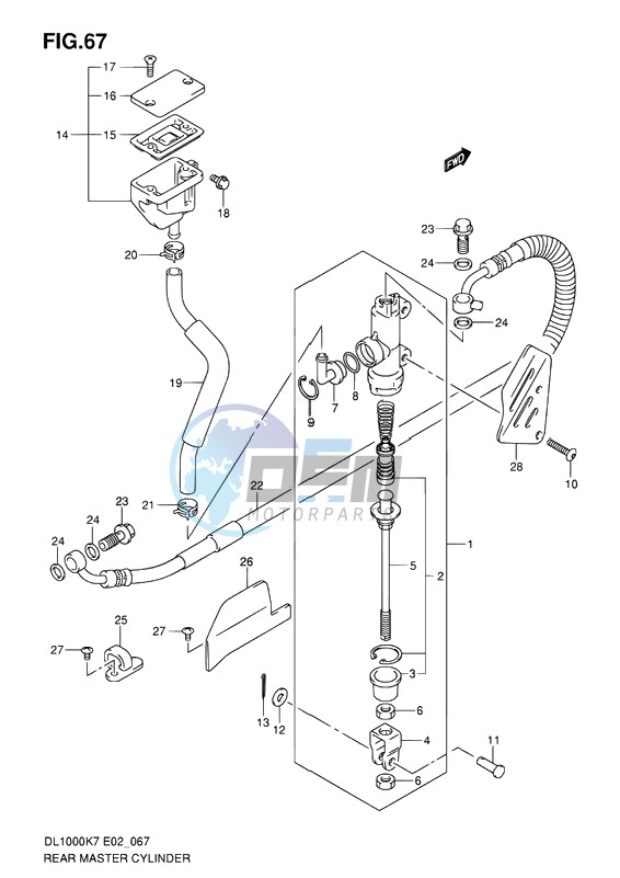 REAR MASTER CYLINDER