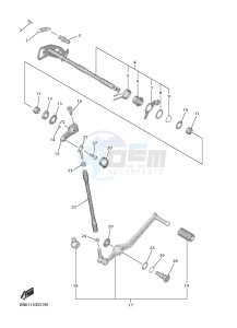 YZF-R6 YZFR6HC 600 YZF-R6 (BN61 BN62) drawing SHIFT SHAFT