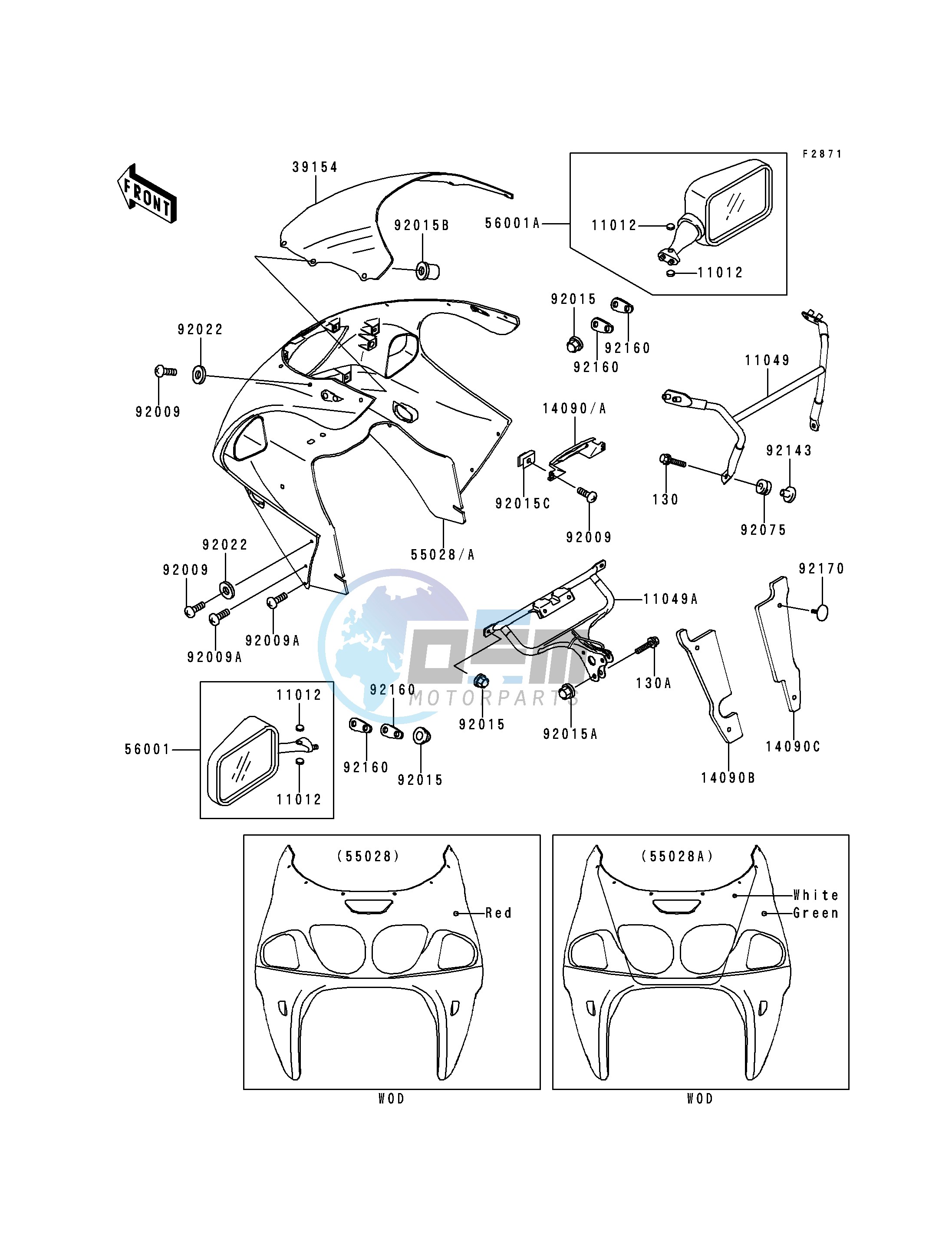 COWLING-- ZX750-P1- -