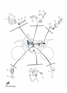 WR450F (B7R9) drawing ELECTRICAL 1