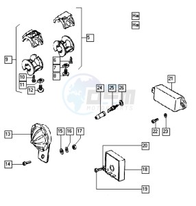 TAXXITY_25-45kmh_K2-K5 50 K2-K5 drawing Electrical equipment