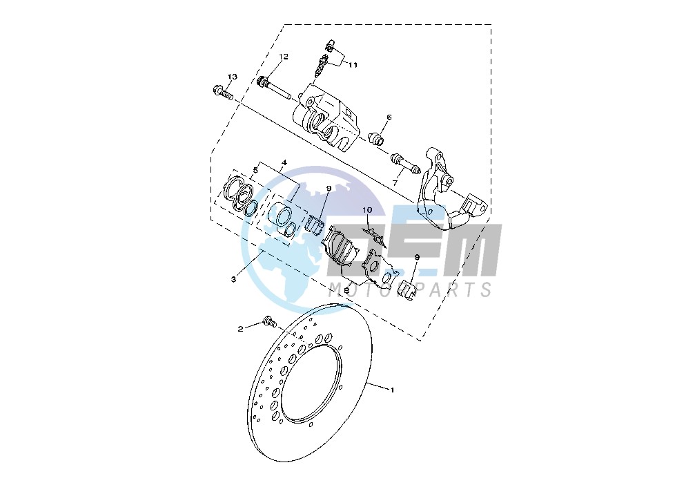 FRONT BRAKE CALIPER