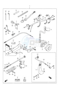 DF 9.9 drawing Tiller Handle