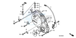 CBR600RR9 BR / MME SPC - (BR / MME SPC) drawing RIGHT CRANKCASE COVER (CBR600RR9,A/RA9,A)