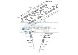 ZRX 1200 (EU) drawing VALVE