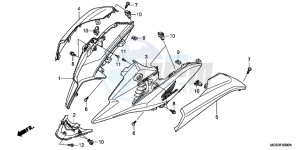 NC700XDD NC700X Dual Cluth ABS 2ED - (2ED) drawing SIDE COWL