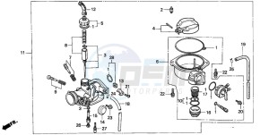 C90ST 70 drawing CARBURETOR