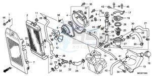 VT750CA9 Ireland - (EK / MME ST) drawing RADIATOR