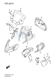 DL1000 ABS V-STROM EU drawing COWLING BODY