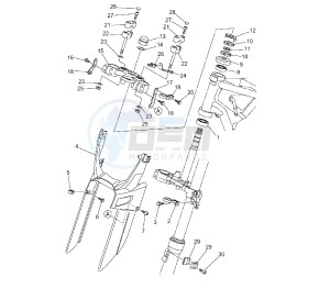 XT X 660 drawing STEERING