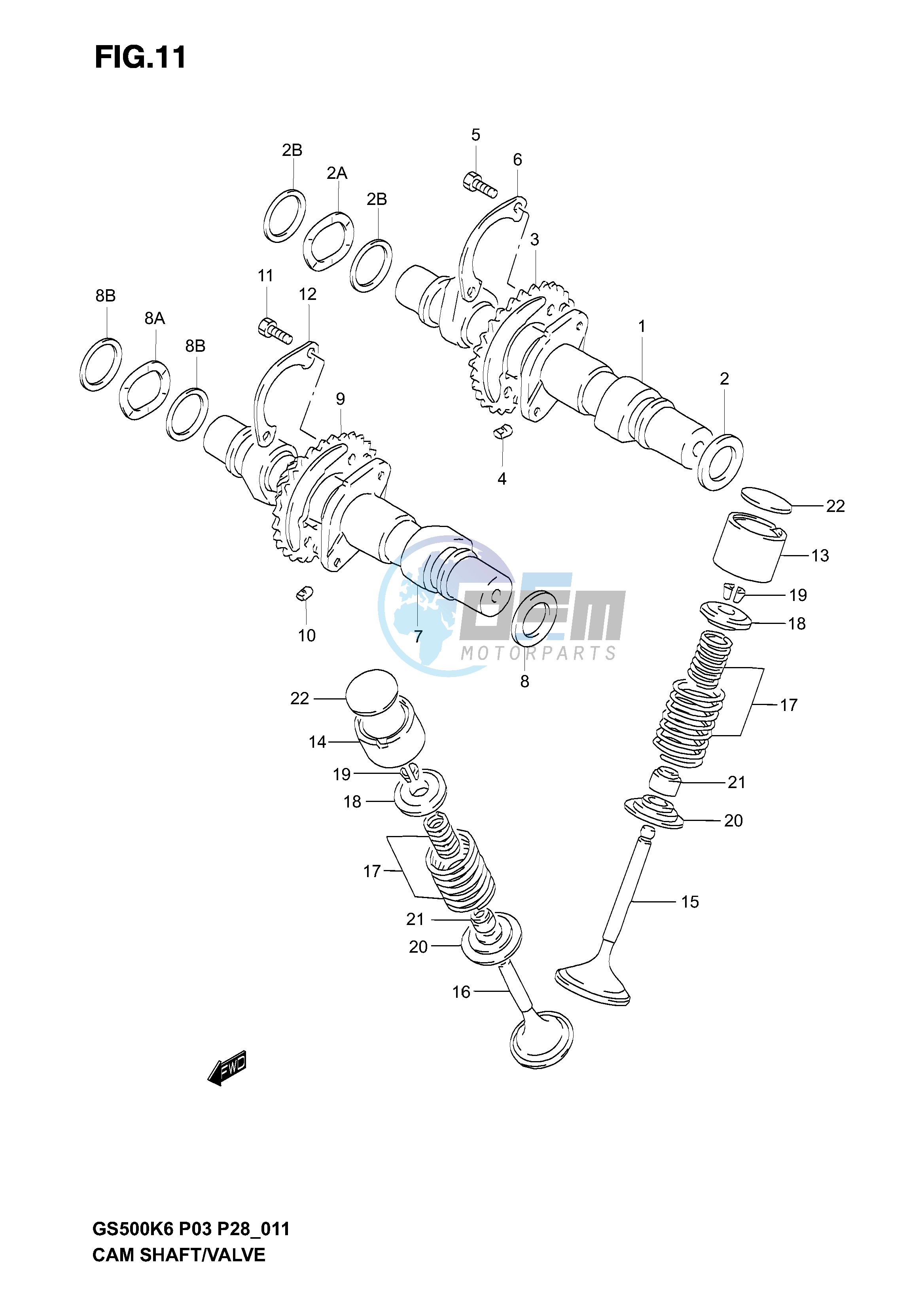 CAMSHAFT - VALVE