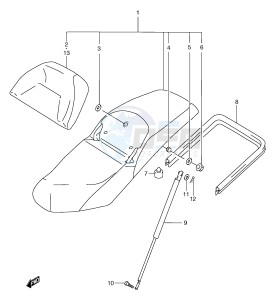 AN250 (E2) Burgman drawing SEAT (MODEL Y)