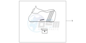 CB600F39 Spain - (SP / ST) drawing BODY COVER L