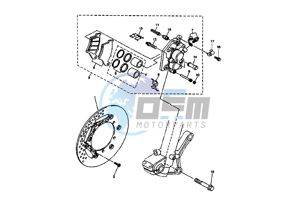 FRONT BRAKE CALIPER