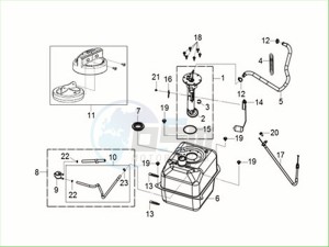 CRUISYM a 125 (LV12W3Z1-EU) (E5) (M3) drawing FUEL TANK