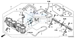 CBR1000RRC drawing THROTTLE BODY