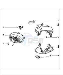 FIGHT 4 50 A4T TPS drawing ENGINE COVER