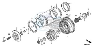 CB1000RAE CB1000R ABS E drawing CLUTCH