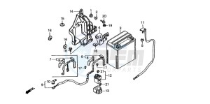 ST1100A drawing BATTERY